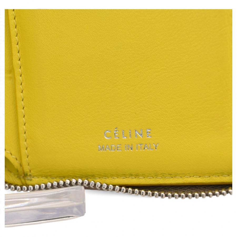 CELINE（セリーヌ） ミディアム ジップ ウォレット 二つ折り財布 B