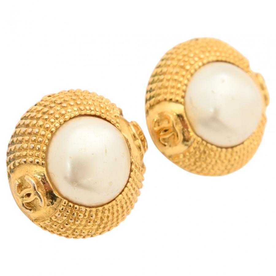 CHANEL（シャネル） 【中古】シャネル ココマーク パール 丸形