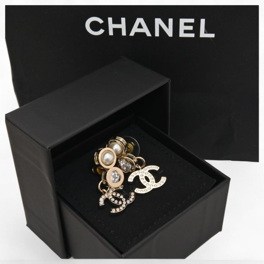 CHANEL（シャネル） ココマーク ストラス ピアス Sランク ch4454gg