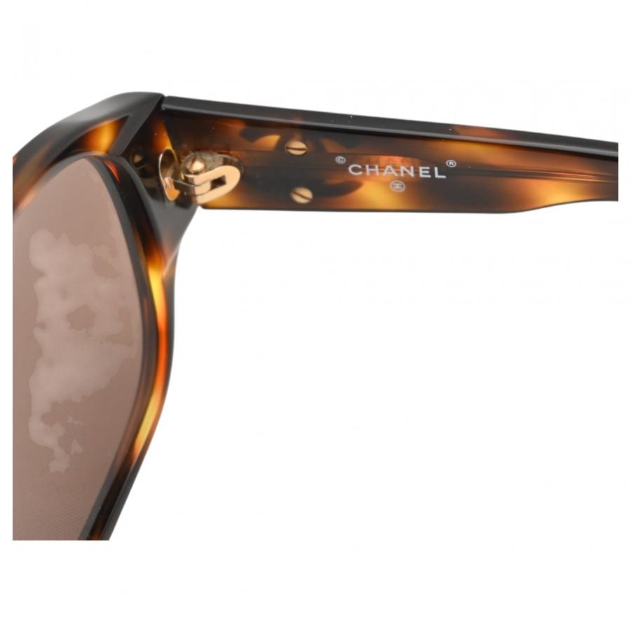 CHANEL（シャネル） サングラス ココマーク べっ甲柄 ブラウン Aランク