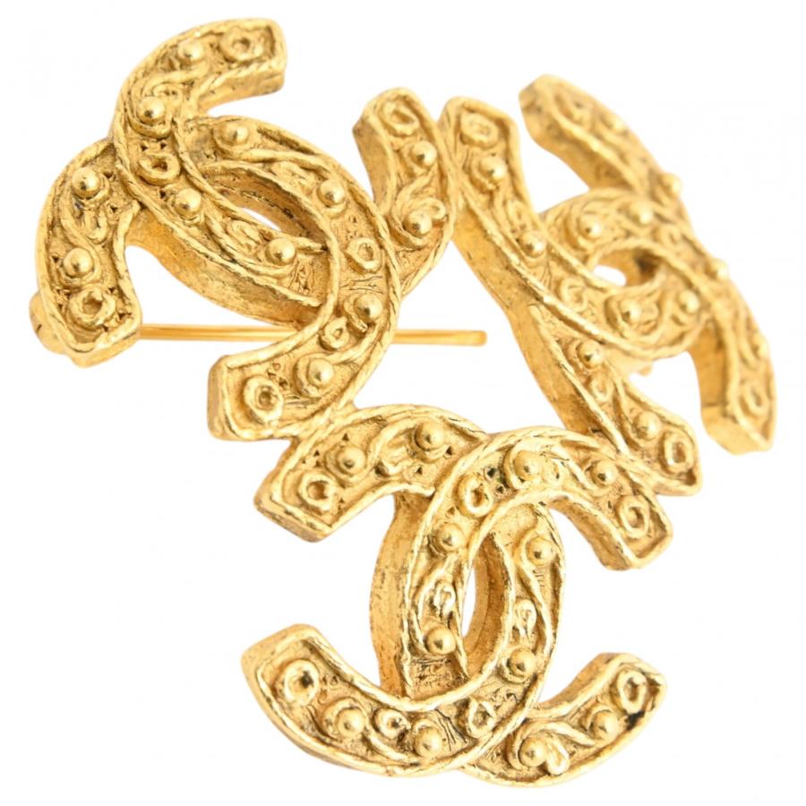 CHANEL（シャネル） 【中古】シャネル トリプル ココマーク ブローチ A