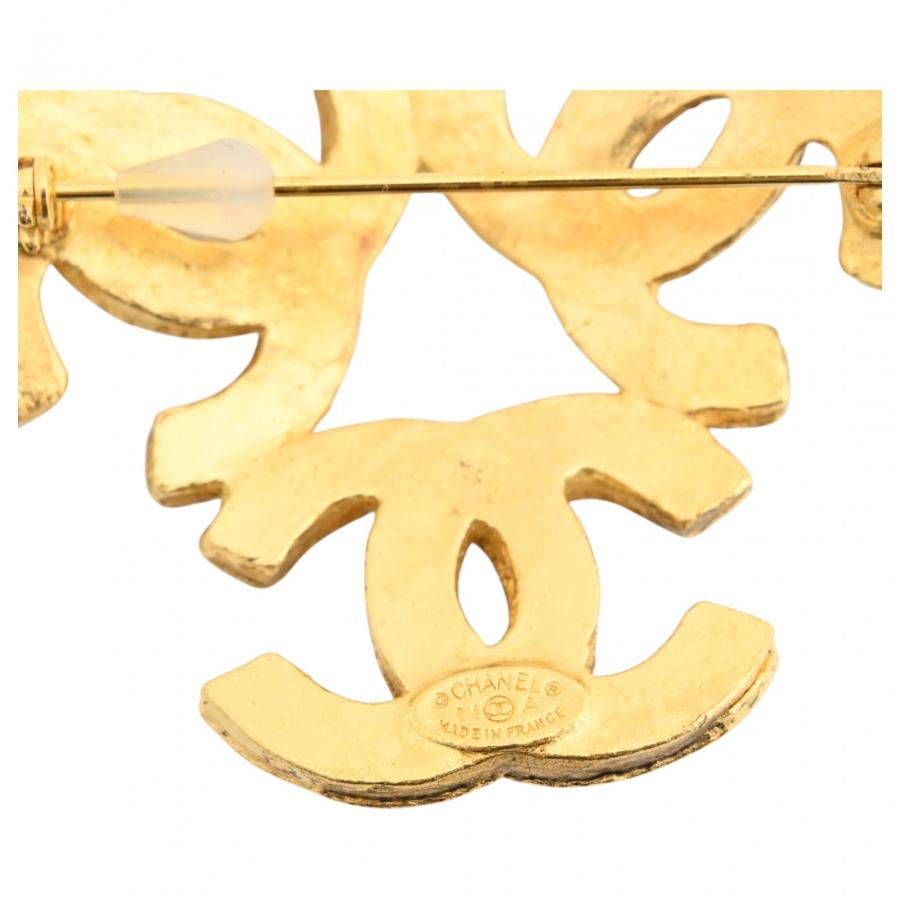 CHANEL（シャネル） 【中古】シャネル トリプル ココマーク ブローチ A