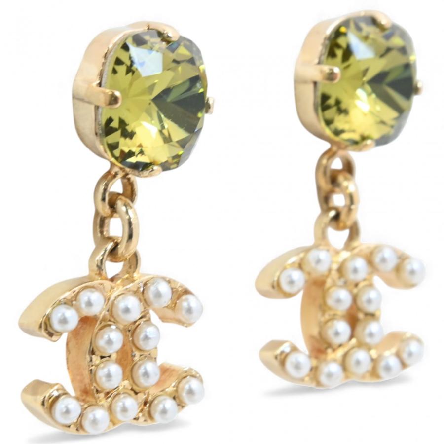 CHANELシャネル ピアス フェイクパール 片方のみ CHANEL - 正規良品/CHANEL/シャネル/ココマークピアス/片方のみ/A20Sの