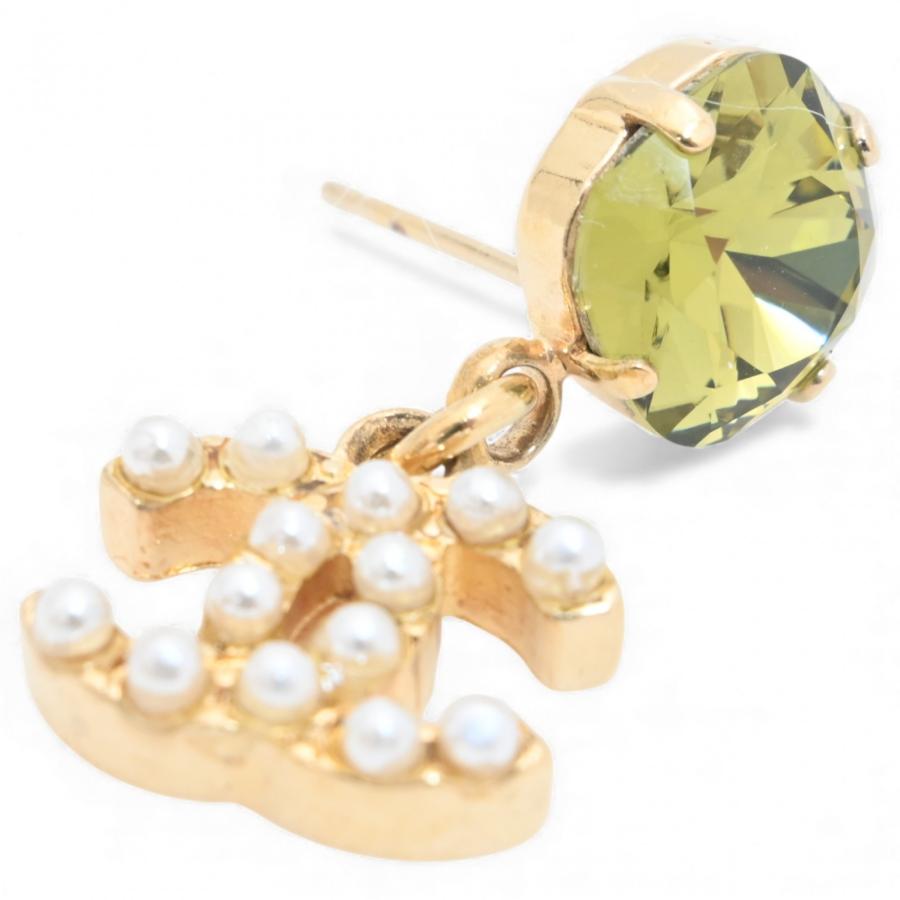 CHANEL（シャネル） ピアス ココマーク ビジュー フェイクパール A