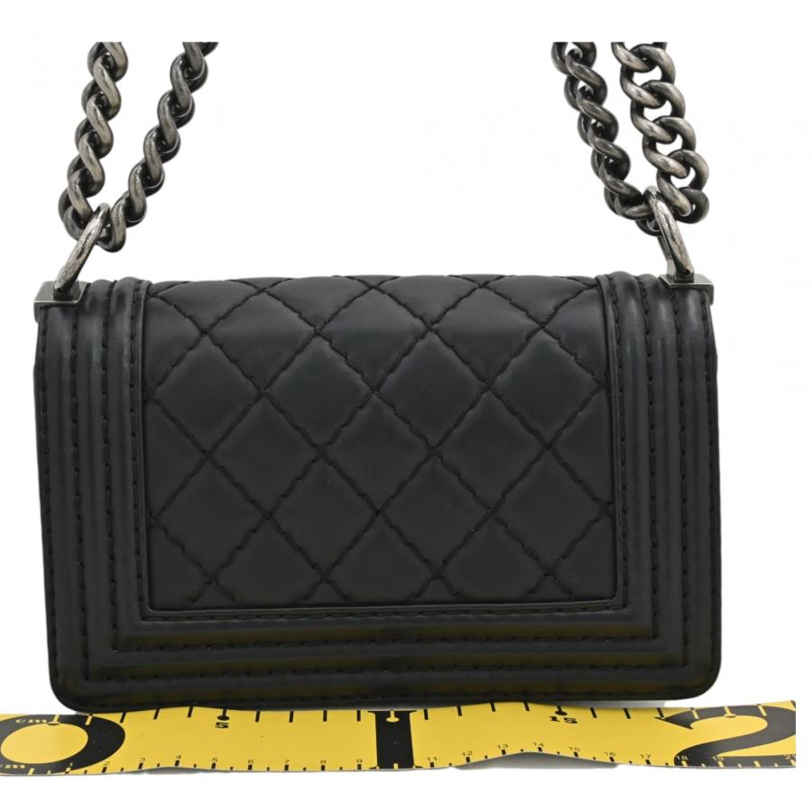 [SALE] CHANEL ボーイシャネル ショルダーバッグ ブラック CHANEL（シャネル） 【中古】シャネル ボーイシャネル20 チェーン