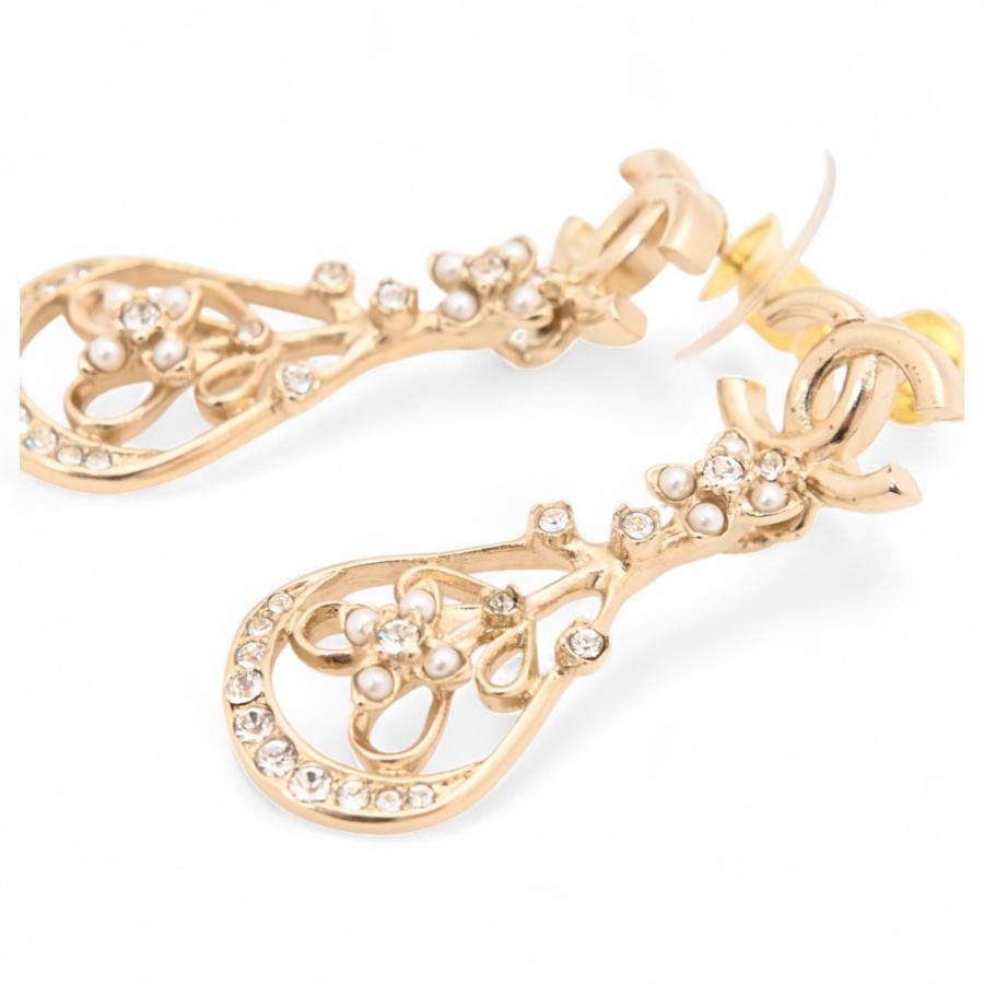 CHANEL（シャネル） ピアス フラワードロップ ココマーク Aランク