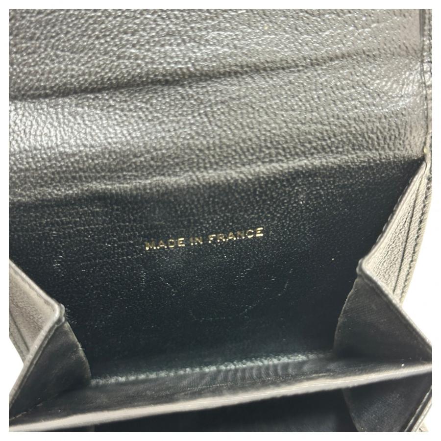 CHANEL（シャネル） 【中古】シャネル 三つ折り財布 ココマーク ダブル