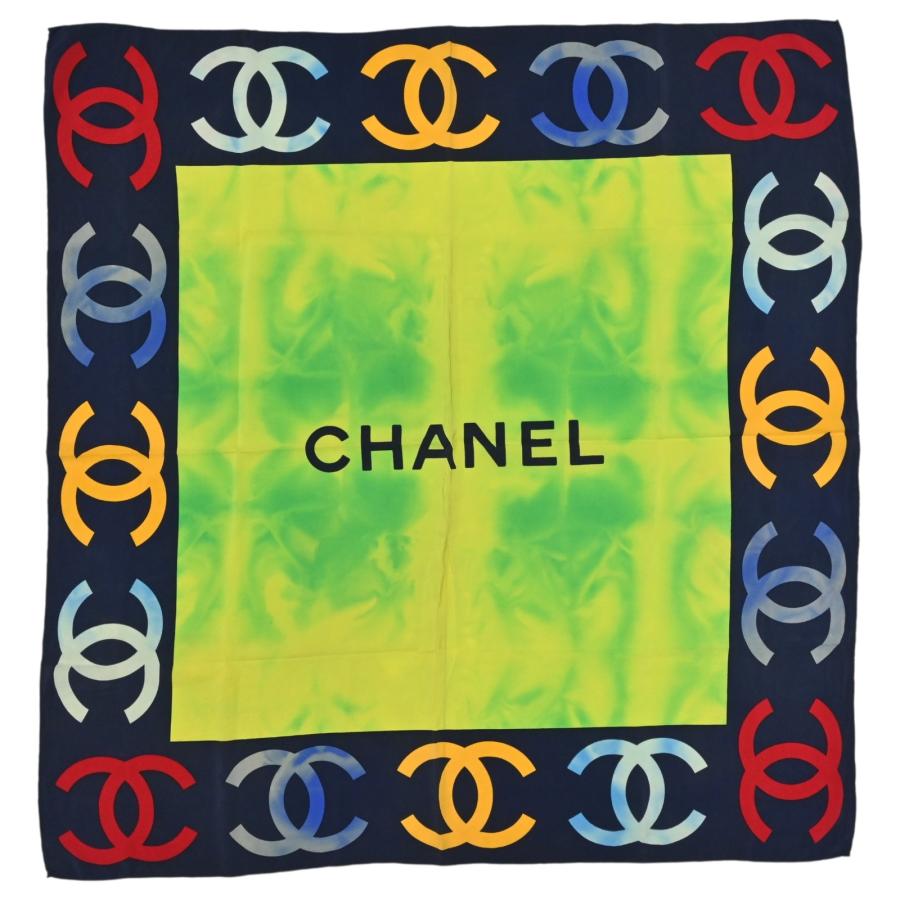 CHANEL（シャネル） 【中古】シャネル スカーフ タイダイ柄 ココマーク