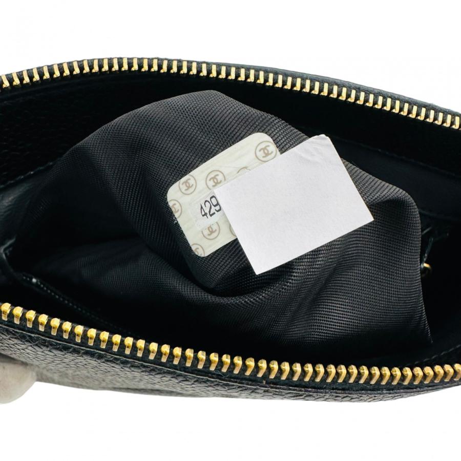 CHANEL（シャネル） 【中古】シャネル ポーチ キャビアスキン ココ