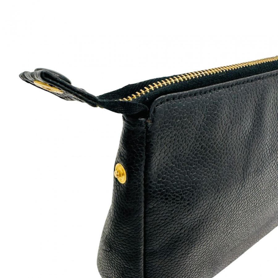 CHANEL（シャネル） 【中古】シャネル ポーチ キャビアスキン ココ