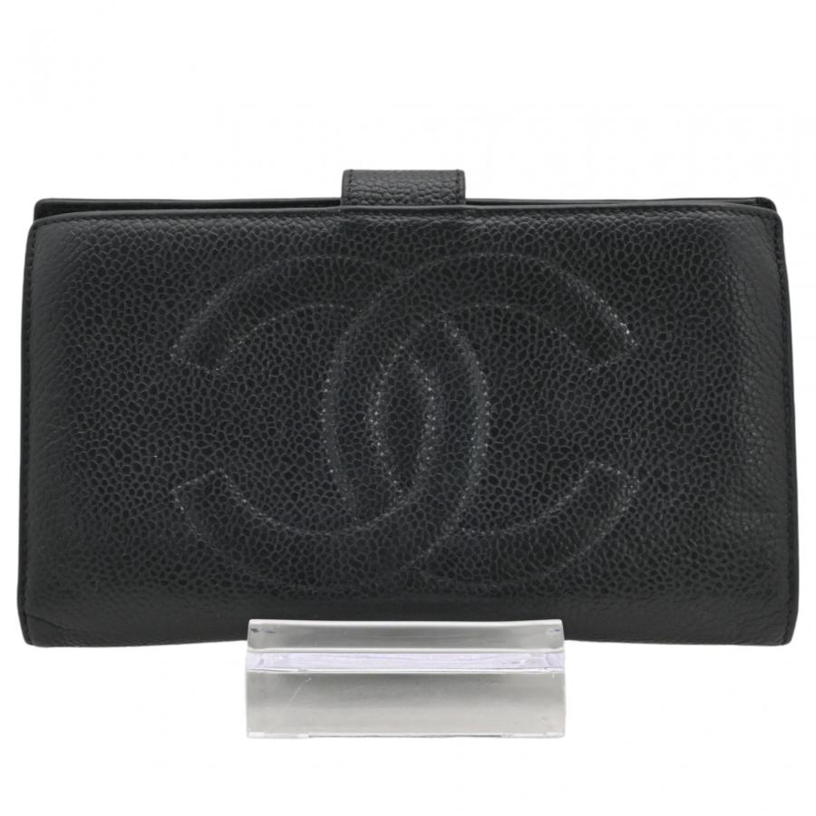 CHANEL（シャネル） 【中古】シャネル ココマーク キャビアスキン 長