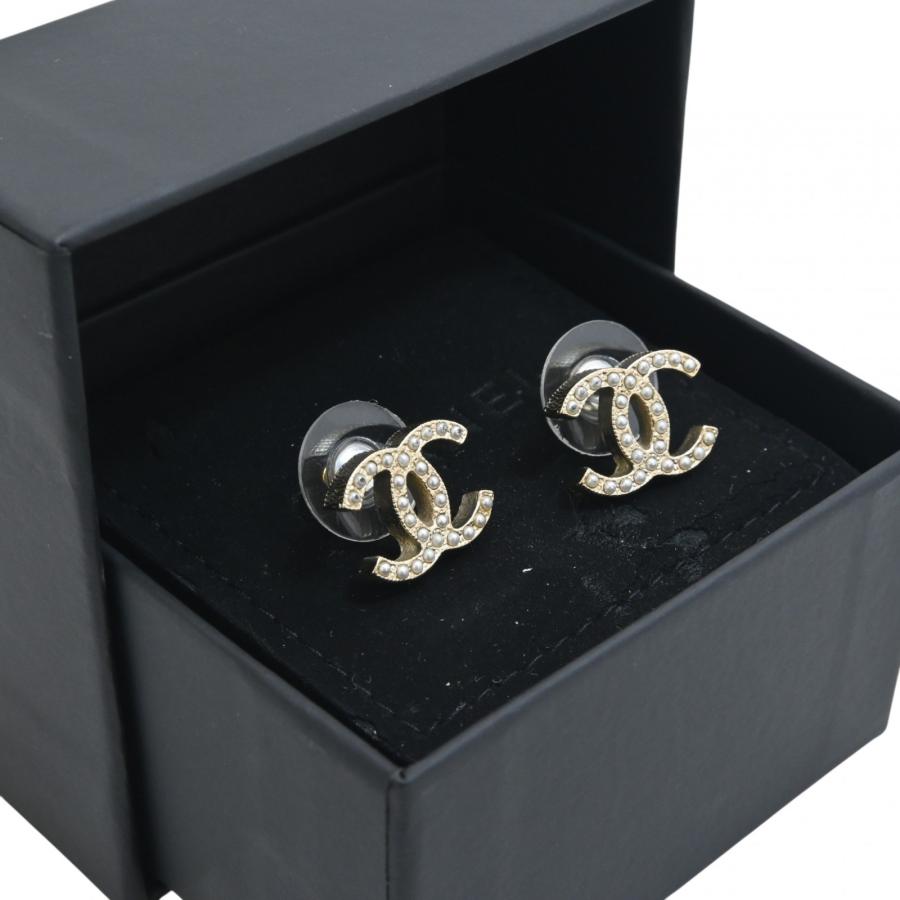 CHANEL（シャネル） 【中古】シャネル ココマーク ピアス ラウンド