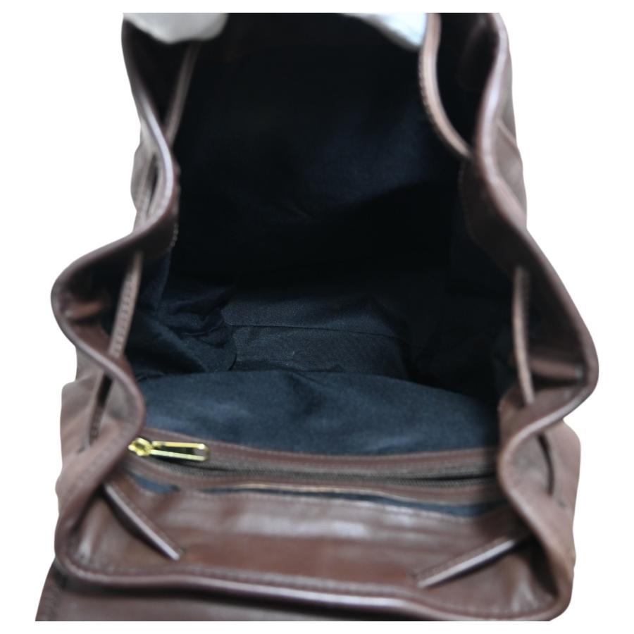 COACH コーチ バックパック レザー ブラウン リュックサック B