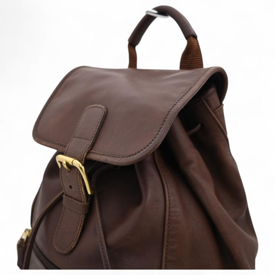 COACH コーチ バックパック レザー ブラウン リュックサック B