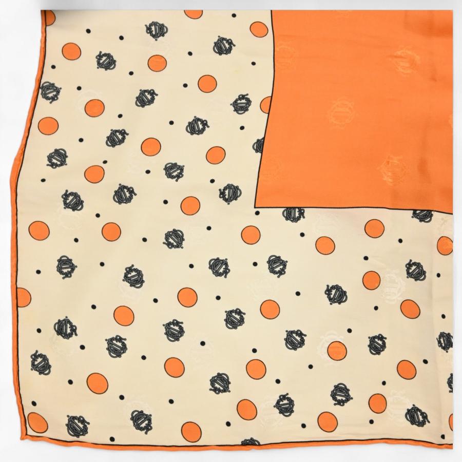 美品　クリスチャンディオール ChristianDior 大判　スカーフ　ロゴ Christian Dior（クリスチャン・ディオール） ディオール エンブレム