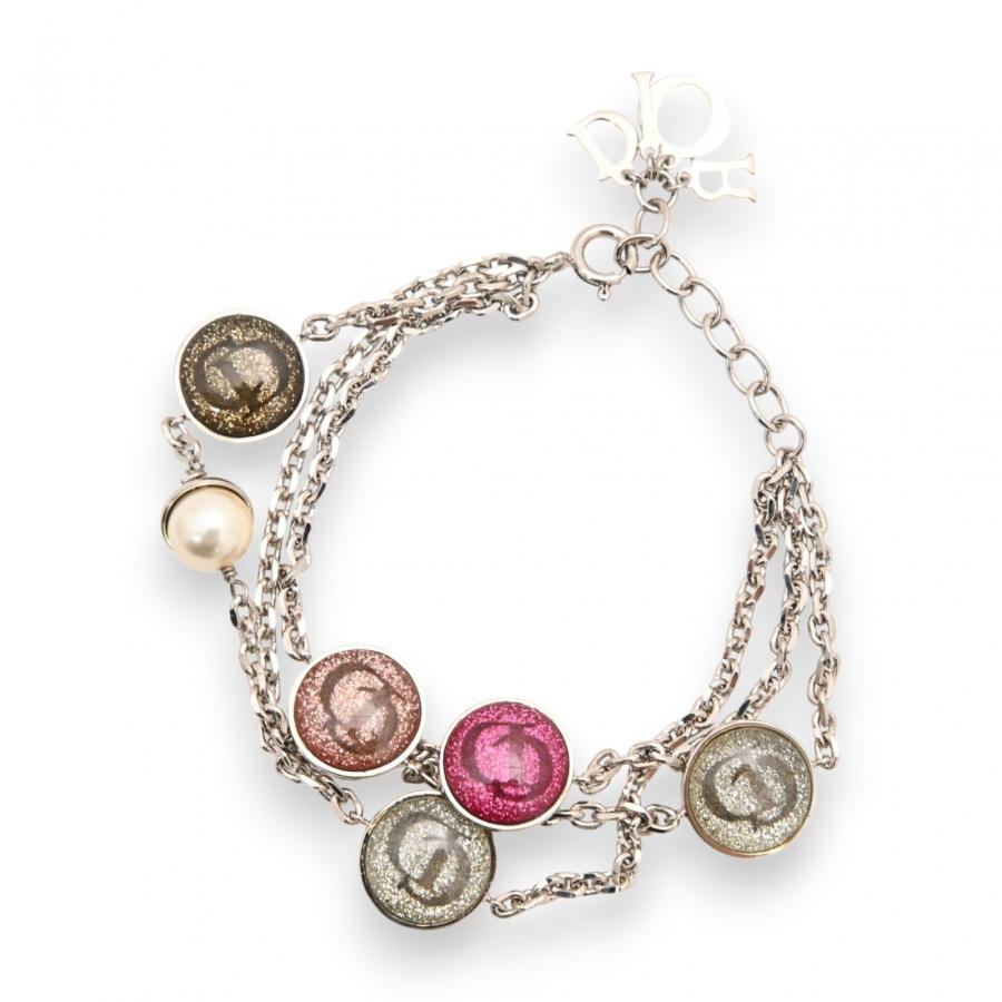 未使用 Dior ブレスレット CDロゴ ヴィンテージ レア ストーン 楽天市場】ディオール ブレスレット CD ロゴ ゴールド メタル 中古