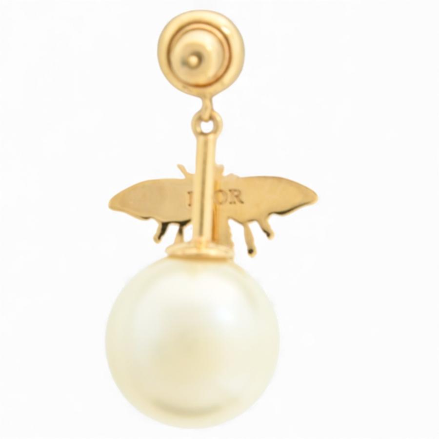 dior トライバルピアス 蜂 パール クリスチャンディオール Christian Dior ピアス トライバル Bee 蜂