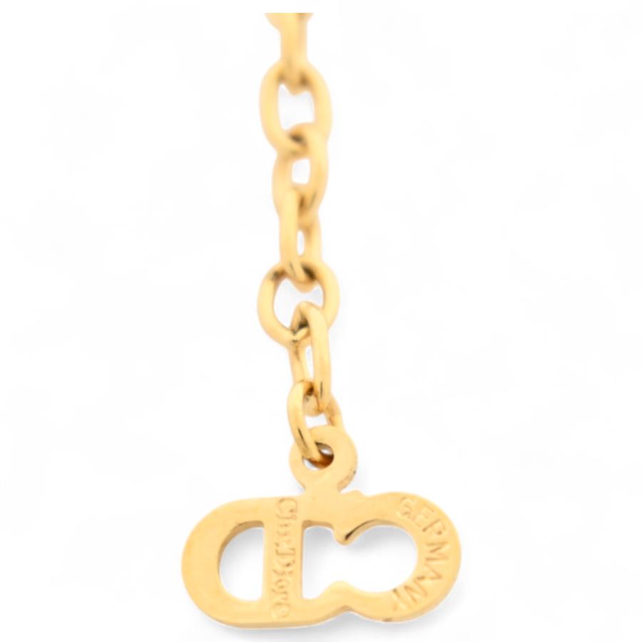 ディオール ラインストーン ネックレス ゴールドAランクdi6609pk ディオール ラインストーン ネックレス ゴールド Aランク