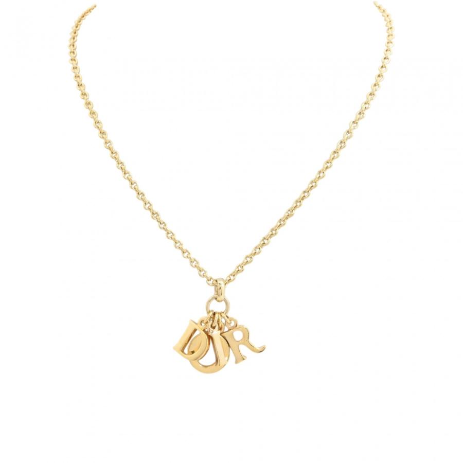 【美品】Diorロゴチェーンネックレス Christian Dior（クリスチャン・ディオール） 【中古】ディオール