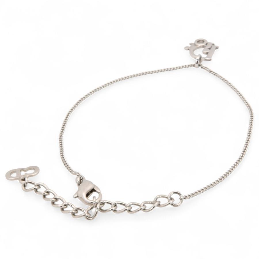 Christian Dior クリスチャンディオール ロゴチャーム ブレスレット
