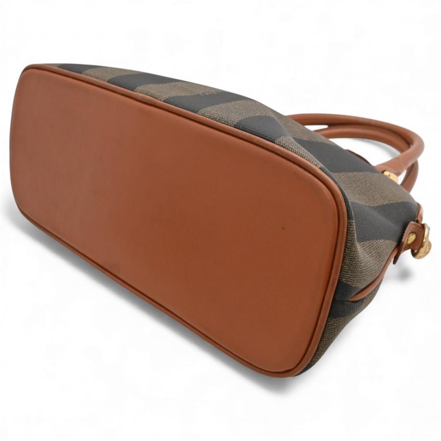 FENDI（フェンディ） ペカン ハンドバッグ 2WAY ストライプ Bランク