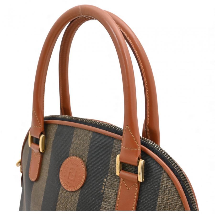 FENDI（フェンディ） ペカン ハンドバッグ 2WAY ストライプ Bランク