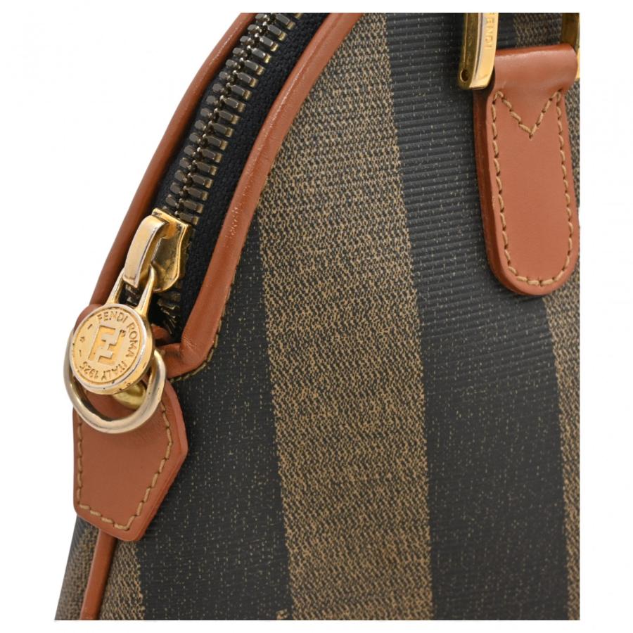 FENDI（フェンディ） ペカン ハンドバッグ 2WAY ストライプ Bランク