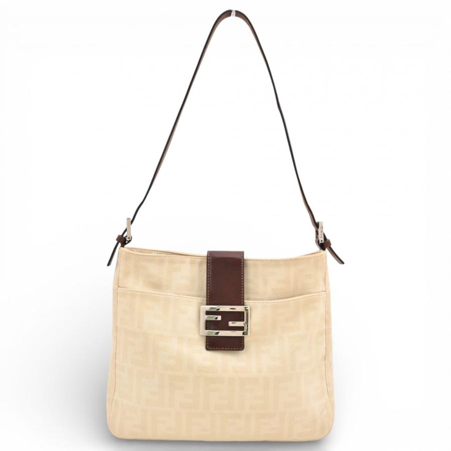 FENDI（フェンディ） ズッカ マンマバケット キャンバス ショルダー