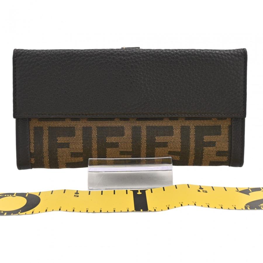 FENDI（フェンディ） 【中古】フェンディ ズッカ 長財布 FFロゴ 