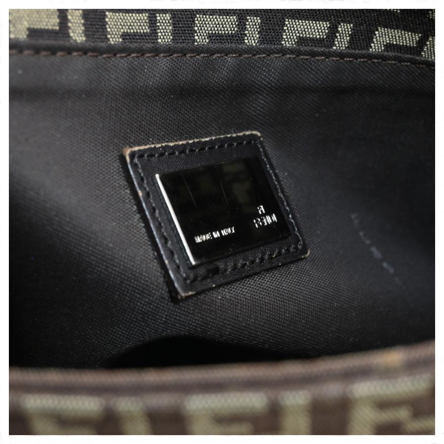 FENDI（フェンディ） ズッキーノ ハンドバッグ キャンバス Aランク  