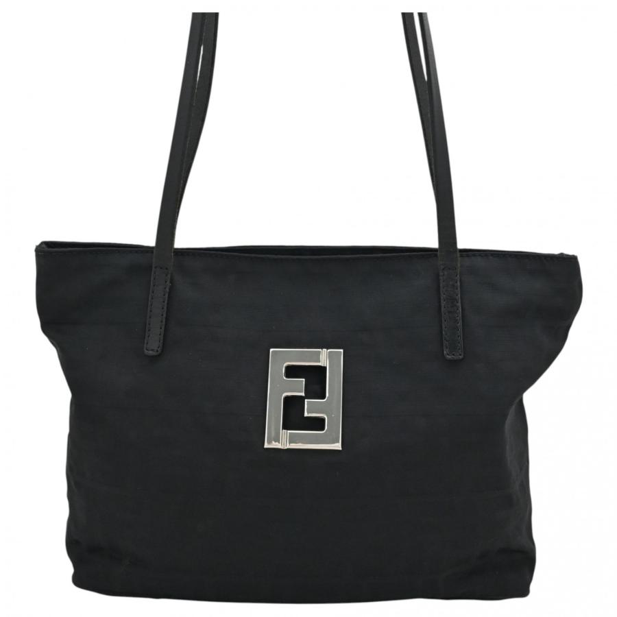 美品　FENDI フェンディ　ズッカ　FF金具　シルバー　銀 FENDI（フェンディ） 【中古】フェンディ ズッカ トートバッグ