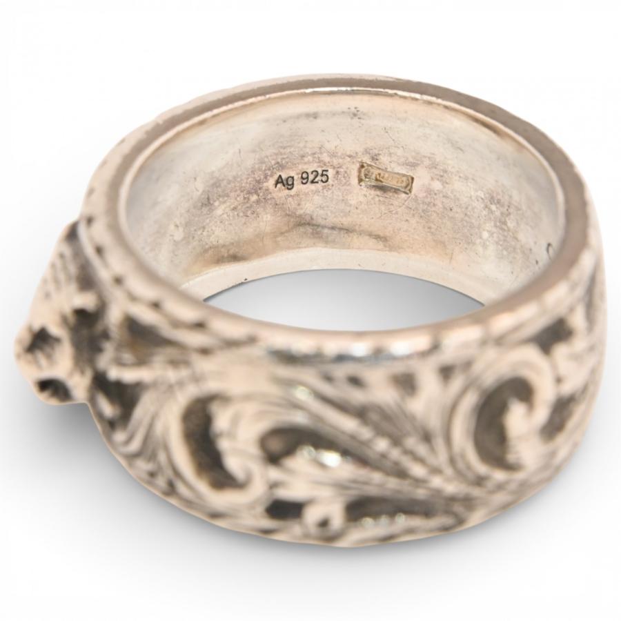 GUCCI（グッチ） タイガーヘッド アラベスク ガーデン リング 17号 A