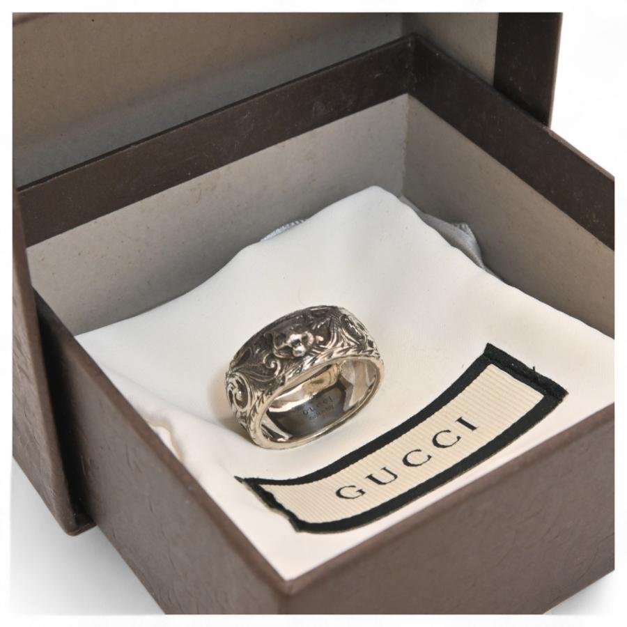 GUCCI（グッチ） タイガーヘッド アラベスク ガーデン リング 17号 A
