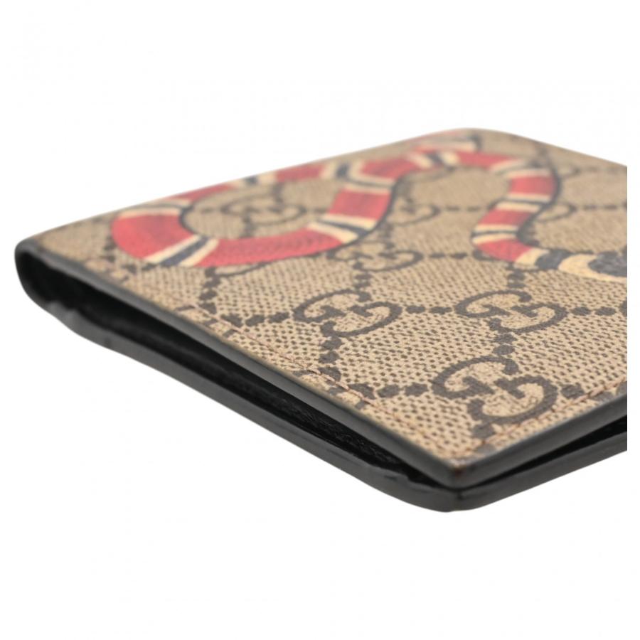 GUCCI（グッチ） 【中古】グッチ GGスプリーム ロゴ キングスネーク 二