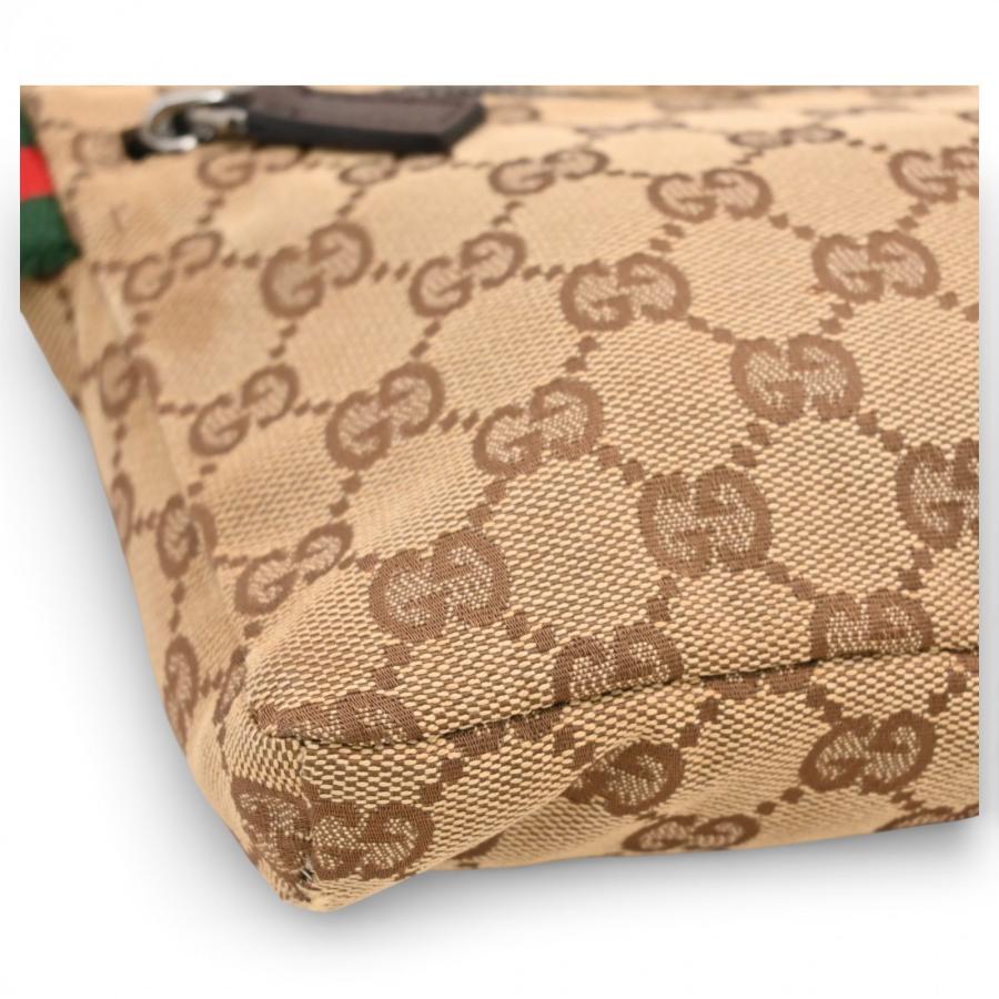 GUCCI（グッチ） GGキャンバス シェリーライン ウエストバッグ Bランク