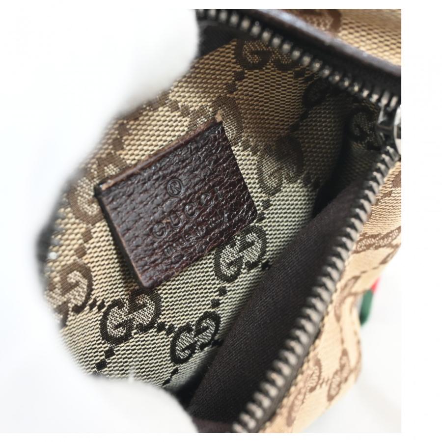 GUCCI（グッチ） GGキャンバス シェリーライン ウエストバッグ Bランク
