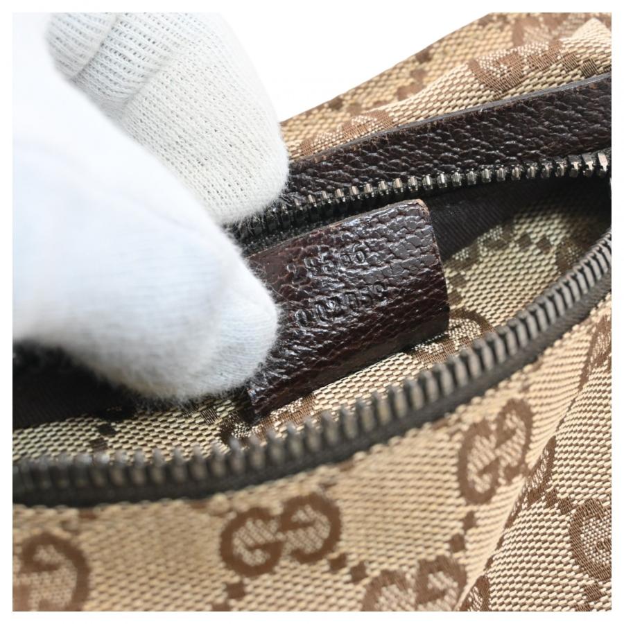 GUCCI（グッチ） GGキャンバス シェリーライン ウエストバッグ Bランク