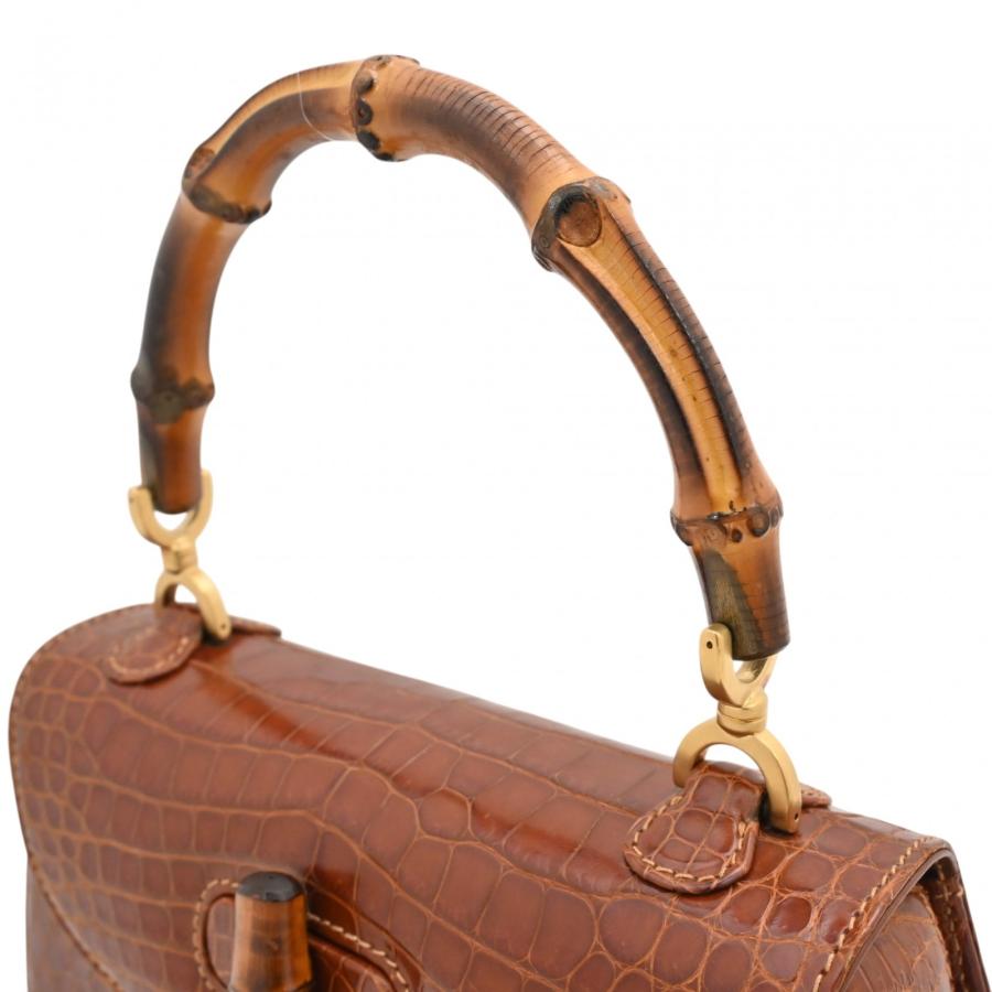 GUCCI（グッチ） 【中古】グッチ バンブー ハンドバッグ スモール