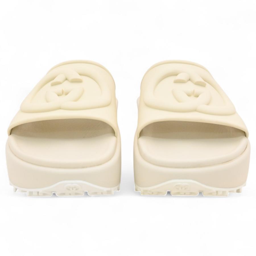 GUCCI サンダル 36 GUCCI（グッチ） インターロッキングG ラバーサンダル 36 Bランク