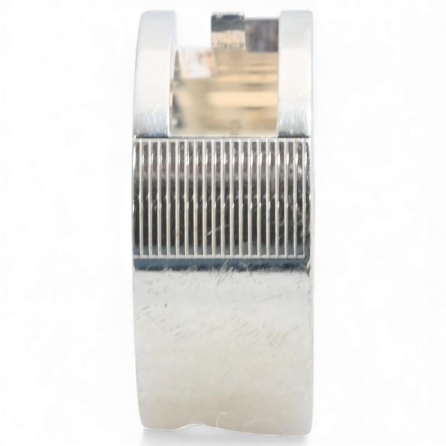 GUCCI（グッチ） ブランデッド Gリング カットアウト シルバー Bランク