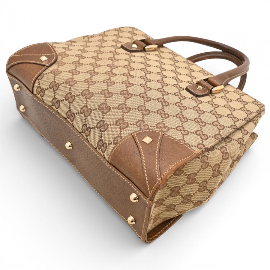 2505-317｜※専用｜グッチ GGキャンバス ハンドバッグ ブラウン GUCCI（グッチ） GGキャンバス ショルダーバッグ - ブラウン