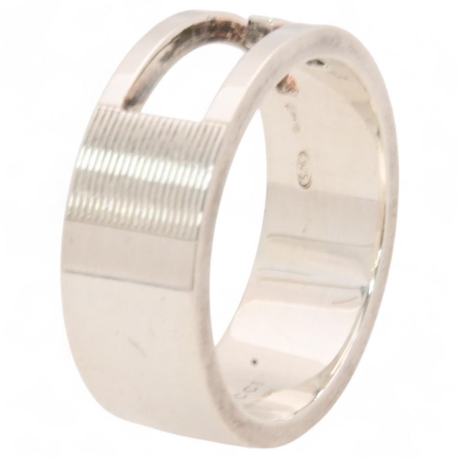 GUCCI グッチ ブランデッドG リング 21号 シルバー925 Brandol / GUCCI グッチ リング ブランデッド Gリング シルバー