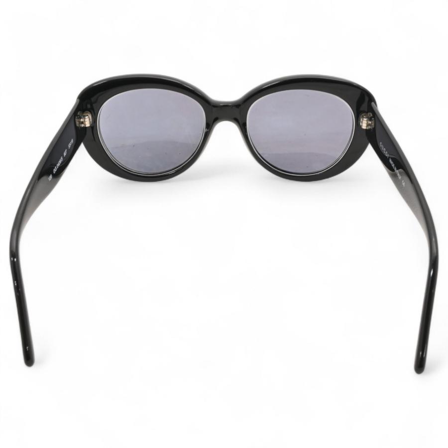 GUCCI グッチ GG ロゴ キャットアイ サングラス ブラック Aランク  