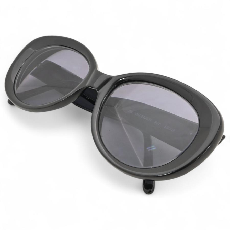 GUCCI グッチ GG ロゴ キャットアイ サングラス ブラック Aランク  