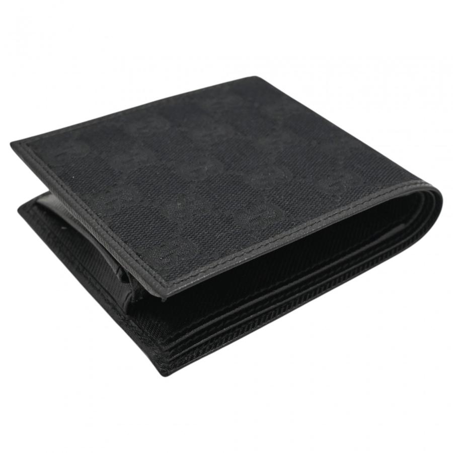 GUCCI（グッチ） 【中古】グッチ GGキャンバス ロゴ 二つ折り財布