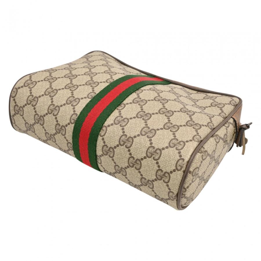 GUCCI（グッチ） 【中古】グッチ GGプラス シェリーライン ポーチ 小物