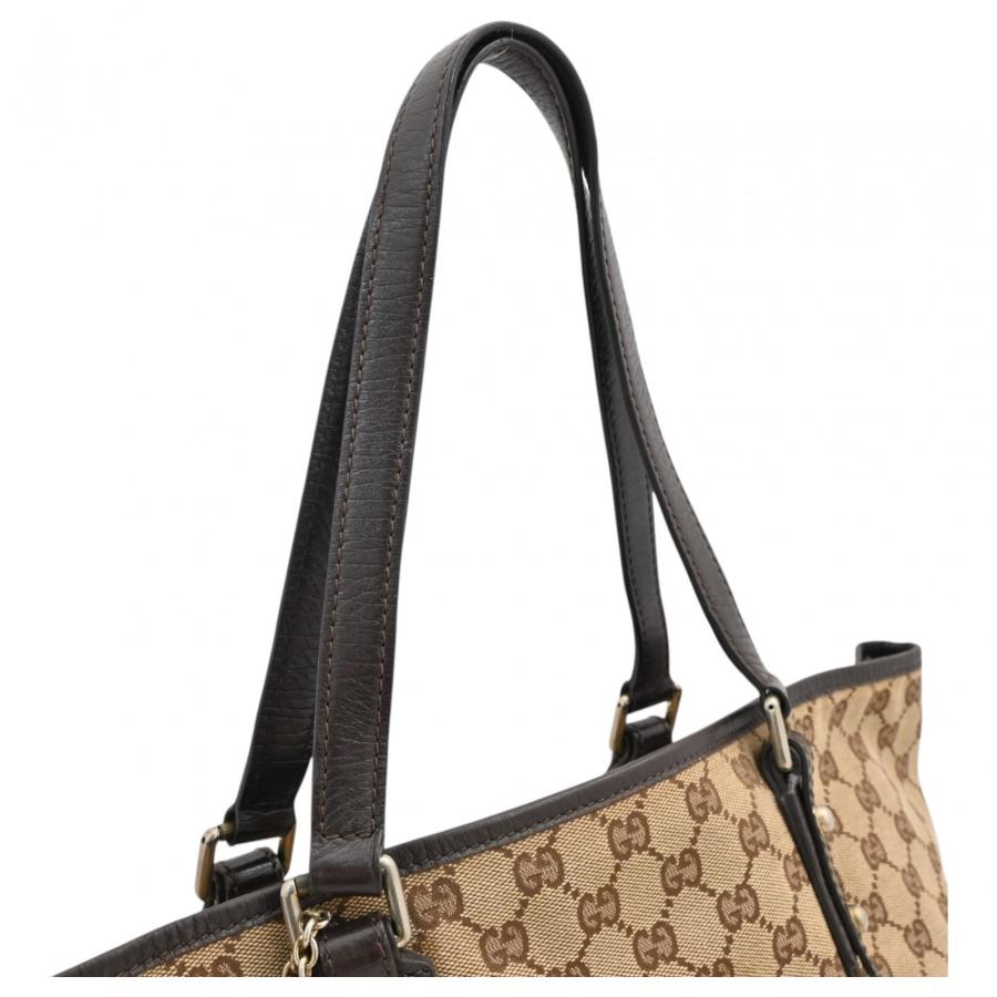GUCCI（グッチ） 【中古】グッチ GGキャンバス シェリーライン トート