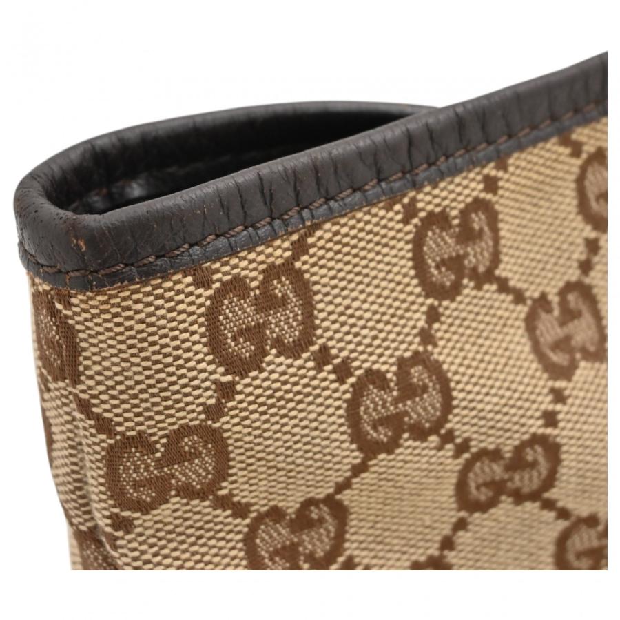 GUCCI（グッチ） 【中古】グッチ GGキャンバス シェリーライン トート