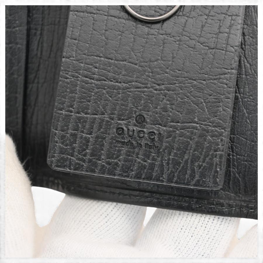 GUCCI バンブーキーケース 黒 GUCCI（グッチ） キーケース 6連 レディース アウトレット レザー