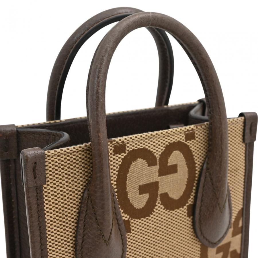 GUCCI（グッチ） 【中古】グッチ ジャンボGGキャンバス ミニトート
